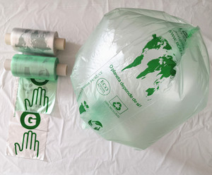 HDPE fruit bags on roll <b>Plastic</b> food grade Bags For Supermarket - Product Image 5