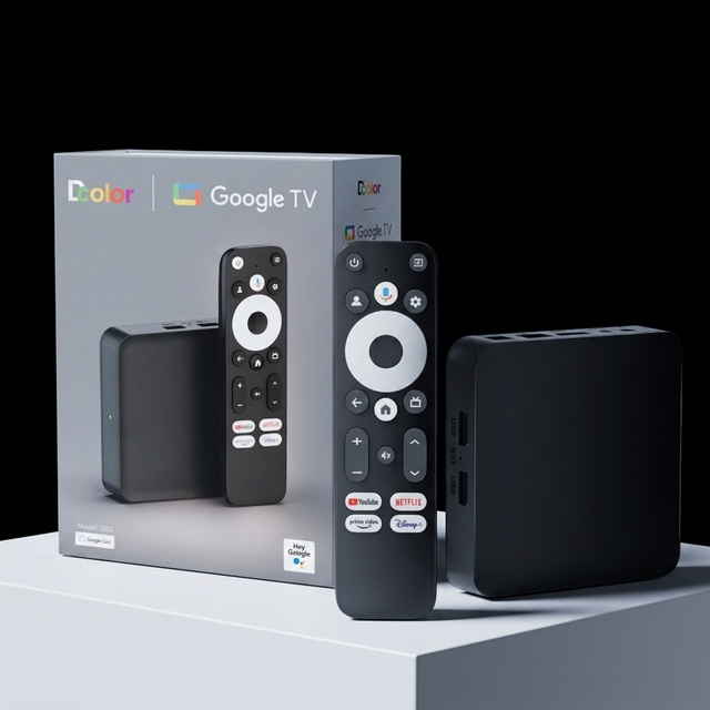 For Google Certified for Dcolor GD2 Android TV Box 4K Voice Control Compatible with for Google Play 32GB ROM Best Seller Price