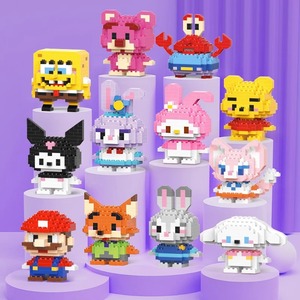 Juego de 40 Bloques de Construcción de Plástico ABS de Alta Calidad, Animales, Tema de la Naturaleza, Figuras de Dibujos Animados, Juguete Educativo de Ensamblaje, Regalo para Niños - Product Image 1