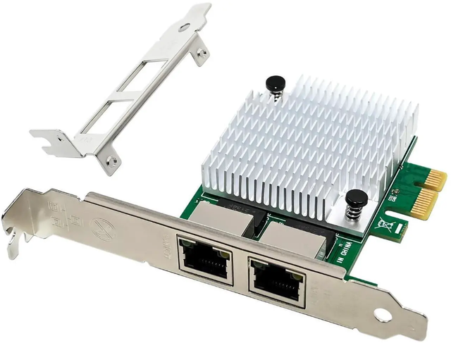 FervitPCIe RTL8111H Dual-Port Gigabit Ethernet NIC