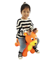Juguete Inflable de PVC con Forma de Animal Saltarín para Niños, Regalo de Navidad