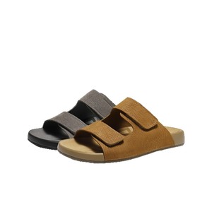 Sandales <span class=keywords><strong>Birkenstock</strong></span> de luxe léger pour hommes, en cuir respirant et anti-odeur, à enfiler, couleur unie, grandes tailles, pour la détente et la conduite estivale - Product Image 6