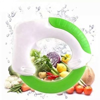 Rolmes, cirkelvormige ringwielen, groente- en fruitmes, pizzames, ronde handmatige fruitmes