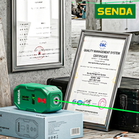 Mini niveau laser vert portable, niveau laser croisé auto-nivelant, rechargeable par USB, pour la construction et le montage mural