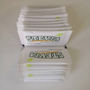 ซองหญ้าหวาน OEM ขายส่ง หญ้าหวานผสมเออริทริทอล 1 กรัม/2 กรัม ซองหญ้าหวานพร้อมฉลากส่วนตัว - Product Image 6