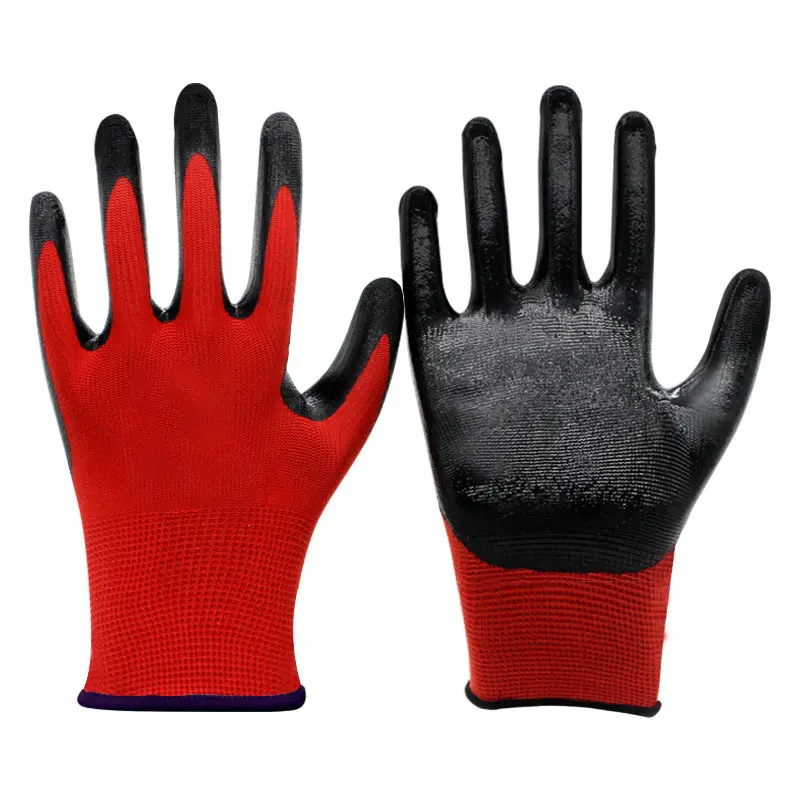 Industrial Crinkle Rubber Labor Garden Gloves & Protective Gear Household Construction Latex Safety Work Gloves
