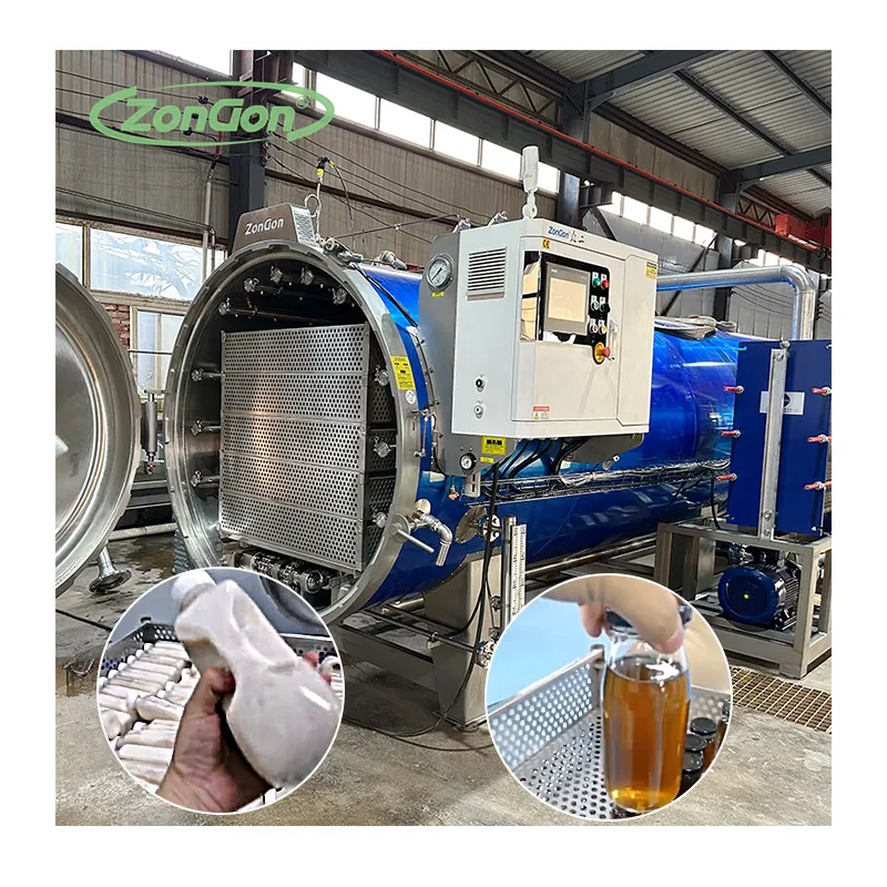 Oral liquids retort sterilizer soy milk autoclave machine sterilization equipment