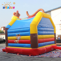 WINSUN Maison de rebond de singe à thème animal pour enfants château de saut gonflable à vendre