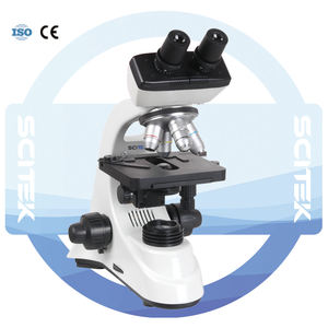 <span class=keywords><strong>Microscope</strong></span> biologique binoculaire ergonomique inclinable SCITEK avec tête de visualisation Siedentopf 30, oculaire à champ large, plateau mécanique - Product Image 5