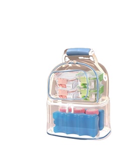 Multi-Functional Insulated Oxford Material <b>Cooler</b> Bag Household Storage <b>Backpack</b> Zipper Closure Portable Double-Layer Design - Product Image 4