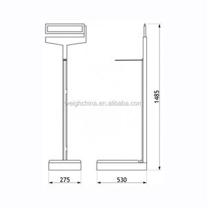 Erwachsenen-Waage Mechanische Fitnesswaage Mit Größenmessstab - Product Image 2