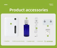 Diffuseur d'air mural F200 pour maison/hôtel/usage commercial, contrôle intelligent Bluetooth Wi-Fi, parfum mixte, sécurité double