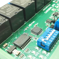 CAROB08 DC 12V/24V 8-CH DI-DO 2 en 1 CAN/RS485 BUS RS485 Modbus RTU PLC IO Module de carte d'extension CAROB08