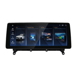 HFmidia 2026 ระบบลินุกซ์ใหม่ 8.8 10.25 12.8 นิ้ว หน้าจอบาง สำหรับ BMW X3 X4 ซีรีส์ F25 F26 เครื่องเล่นวิดีโอในรถยนต์แบบไร้สาย CarPlay - Product Image 1