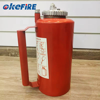 Okefire Forestry Suppliers Torche à gouttelettes en métal rouge 3L, outil de suppression des incendies forestiers