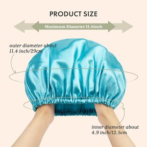 <span class=keywords><strong>Bonnet</strong></span> <span class=keywords><strong>de</strong></span> douche Super Jumbo 2 PCS Bonnets <span class=keywords><strong>de</strong></span> douche imperméables pour femme, extra large, bonnets <span class=keywords><strong>de</strong></span> <span class=keywords><strong>bain</strong></span> super grands réutilisables-Noir + <span class=keywords><strong>Blanc</strong></span> - Product Image 4