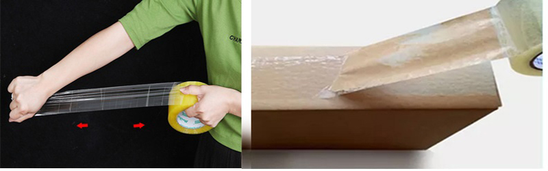 Wholesale packaging 48mm clear bopp packing tape