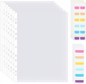 Protector de Hojas de Plástico Transparente al Precio Más Bajo de Fábrica, Protector de Hojas Tamaño Carta con 11 Orificios para Cualquier Carpeta - Product Image 3
