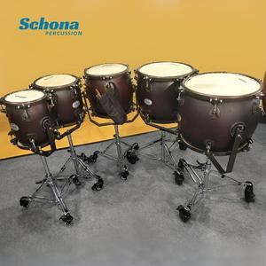 Tambor de Cuero Vacuno Genuino de 5 Tonos con Madera de Pino, Instrumento de Percusión Folclórico Tradicional Chino para Orquesta y Actuaciones en Vivo - Product Image 5