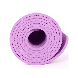 Matras Yoga latihan Label pribadi, antiair, portabel, satu warna - Product Image 2