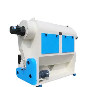 Self circulating air separator corn cleaning machine for removing dust impurities from wheat and corn maize