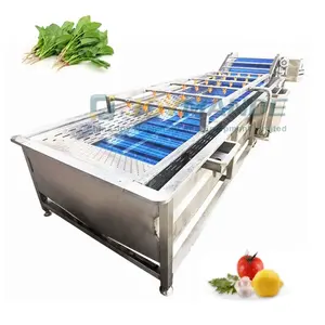 High Quality Automatic Vegetable And Fruit Washing Washer Cleaning Machine Lavadora De Frutas Y Verduras Industrial
