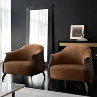 Fauteuil haut personnalisé moderne inclinable, mobilier de salon, en velours, livraison gratuite