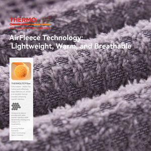 QUICKSHOW 340 g/m² THERMOLITE Ganzjahres Tech-Fleece Outdoor Sportlicher Hoodie Leichter Atmungsaktiver Modischer Activewear Hoodie für Herren - Product Image 2