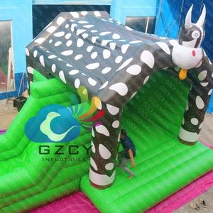 Château <span class=keywords><strong>gonflable</strong></span> ferme animale avec toit, aire de jeux pour enfants et tout-petits, usage commercial - Product Image 5