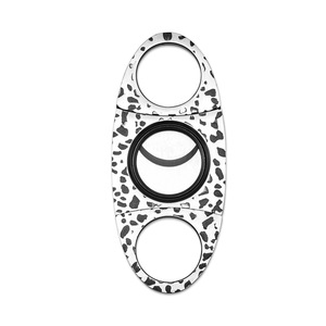 Stainless Steel Double Blade Cigar Cutter Round Shape Manual Operation Bulk Specification Yangjiang Origin - Product Image 4