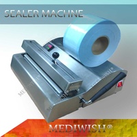 Machine à sceller médicale Offre Spéciale Machine à sceller manuelle en papier Sac en plastique Scellant chauffant Échantillon Machine de découpe Manuel 75 pcs/min