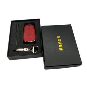 Couvercle <span class=keywords><strong>de</strong></span> Base <span class=keywords><strong>de</strong></span> boîte d'emballage <span class=keywords><strong>de</strong></span> cadeau <span class=keywords><strong>de</strong></span> carton <span class=keywords><strong>de</strong></span> papier <span class=keywords><strong>de</strong></span> luxe pour porte-clés <span class=keywords><strong>de</strong></span> voiture comportant la manipulation d'impression <span class=keywords><strong>de</strong></span> gaufrage <span class=keywords><strong>de</strong></span> stratification mate - Product Image 1