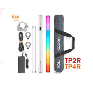 <span class=keywords><strong>Godox</strong></span> TP2R TP4R RGB <span class=keywords><strong>LED</strong></span> RGBWW Pixel Tube 2000K-10000K Lámpara de Luz de Relleno para Fotografía, Estudio, Grabación de Video y Vlogs - Product Image 1
