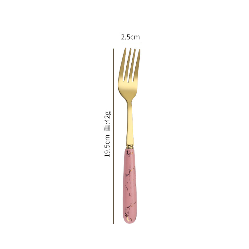 Fourchette en or rose