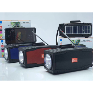 Eletree Fp-103-S Haut-parleur radio Fm portable sans fil rechargeable Radyo le moins cher avec kit de lampe de poche <span class=keywords><strong>Diy</strong></span> - Product Image 6