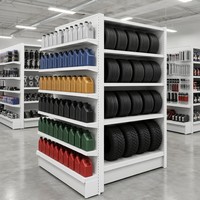 Estantes Resistentes para Tienda, Estanterías Comerciales para Negocios Minoristas, Estantes Pequeños para Tiendas de Artículos Eléctricos