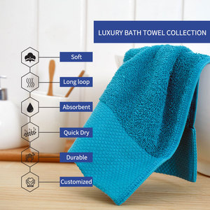 Serviette de bain en coton Premium 100%, séchage rapide, serviette de luxe, logo personnalisable, pour hôtel, livraison gratuite - Product Image 6