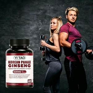 Capsules de ginseng rouge coréen de haute qualité OEM, complément de vitalité masculine pour hommes et femmes - Product Image 3