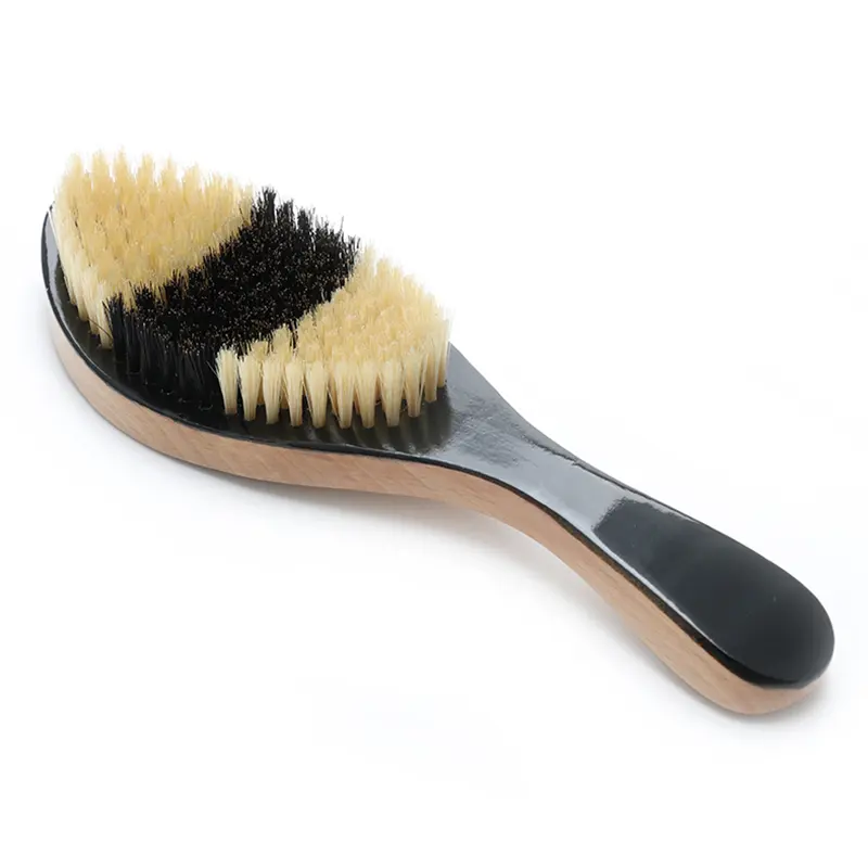 Soft Boar Bristle 360 Waves Amazon Hot Selling Wave Brushes with Factory Price 100% Wooden Beard Brush for Male