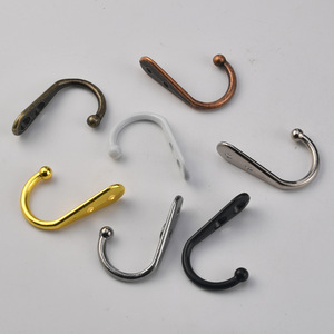 Zinc Alloy Double Hole Wall Hook Rectangle Shape Lightweight Coat Hat Hook For Behind Doors Or Walls Installation - Product Image 2