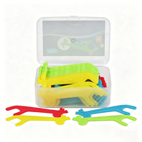 COOLFEEL Aangepaste Verpakking Privélabel Fruitgevulde UHMWPE Floss Giraf Dieren Plastic Kinder Tandenstokers