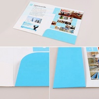 Carpeta de archivos de lujo promocional con solapa presentación A4 carpetas logotipo personalizado