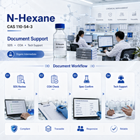 N-Hexane organique intermédiaire CAS 110-54-3 95% Solvant industriel pour applications de transformation chimique