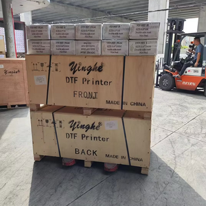 Yinghe 60cm A2 Dual XP600 cabezales de impresión impresora automática DTF nueva condición PET película polvo agitador 1 año prensa de calor camiseta - Product Image 2
