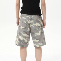 Nouveau short en jean baggy Y2K tendance pour homme – Fabrication sur mesure – Short cargo camouflage streetwear d'été pour homme
