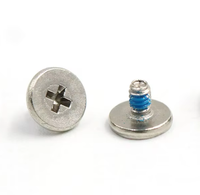 Vis auto-serrantes en nylon bleu à tête ultra-mince Phillips SS304 pour ordinateurs portables et appareils électroniques, M1.2-M4