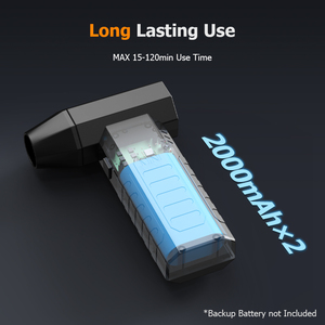 Высокоскоростной турбовентилятор-пылесос 100000 об/мин, мощный струйный турбовентилятор для барбекю и сушки волос, мини-турбовентилятор с сильным потоком воздуха - Product Image 3