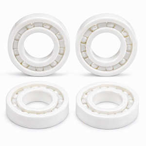 6008 Full Ceramic Bearing ZrO2 40x68x15mm PTFE Cage Open Corrosion Resistant Non Magnetic Insulating for <b>Chemical</b> Equipment - Product Image 1