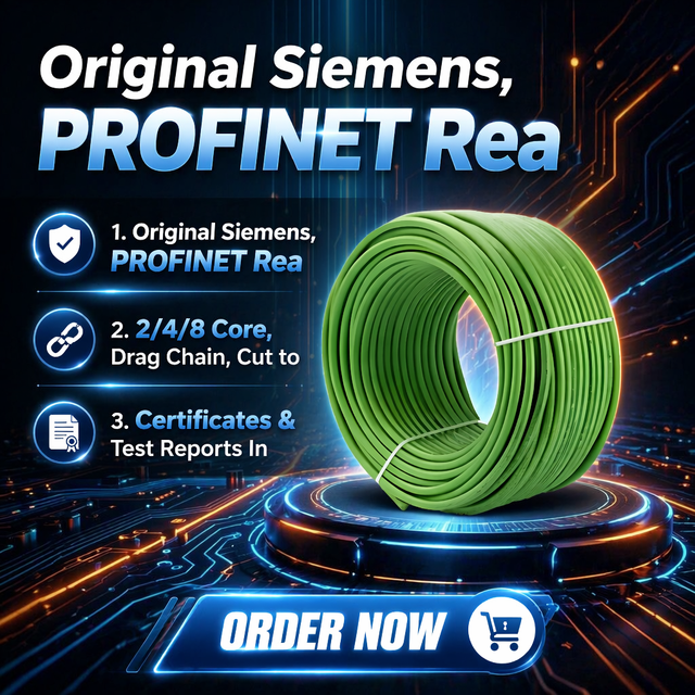 Premium PVC Siemens Original Industrial Ethernet Cable 6XV1840 1878 2 4 8 Core for Factory Automation