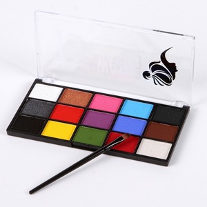 ชุดสีเพ้นท์หน้าแบบน้ำ 12/15 สี กล่องพาเลทสำหรับเพ้นท์ตัวแบบมืออาชีพ - Product Image 2